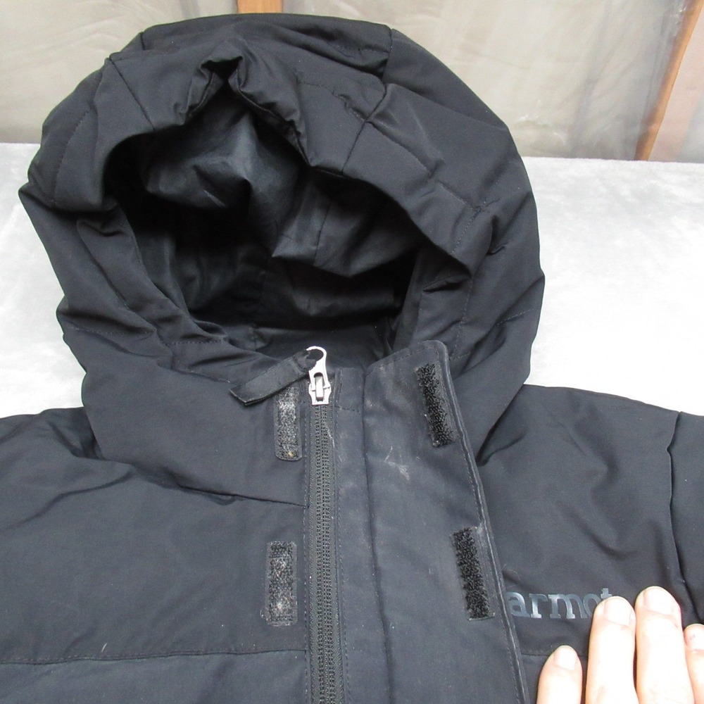Marmot Down Jacket Youth Large Blk Puffer Winter Coat Parka‎ Performance Camping - Picture 3 of 16